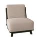 Lounge Chair - Maria Yee Conway 71.12Cm Wide Lounge Chair, Wood in White/Black/Brown | 31 H x 28 W x 32 D in | Wayfair 265-108643021FB0