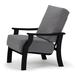 Telescope Casual St. Catherine Deep Patio Chair w/ Cushions Plastic in Black | 36.25 H x 30 W x 35.25 D in | Wayfair old-KK7890A01