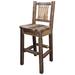 Loon Peak® Homestead Collection 30" Bar Stool Wood in Brown | 44 H x 20 W x 19 D in | Wayfair D649398FED634E72B3F73FD2D3236EE0