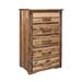 Loon Peak® Homestead Collection 5-Drawer Pine Chest Wood in Brown/Green | 52 H x 32 W x 21 D in | Wayfair 8CB84069FA3E46DA9E69237731F667A6