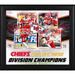 Kansas City Chiefs Framed 15" x 17" 2018 AFC West Division Champions Collage