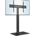 BONTEC TV Floor Stand for 30-70 inch LED LCD OLED Plasma Flat Curved TVs, Height Adjustable Tall TV Stand with Brackets up to 40kg, Max VESA 600x400mm