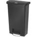 Rubbermaid Commercial Products Slim Jim 13 Gallon Step On Trash Can in Black | 28.3 H x 18 W x 11.5 D in | Wayfair 1883611