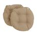 Winston Porter Indoor/Outdoor Dining Chair Cushion Polyester in Brown | 3.5 H x 16 W in | Wayfair 396156E81A274C4C9B5A253C3EA80E21