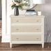 Kelly Clarkson Home Monica 3 Drawer 39" W Chest Wood in Brown/White | 35 H x 39 W x 19 D in | Wayfair 73BF33B42DA84519B6EE342BC2F24E93