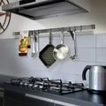 Enclume Handcrafted Steel Wall Mounted Pot Rack Steel in Gray | 4.75 H x 48 W x 6.25 D in | Wayfair WB4/RB48 HS SET