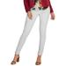 K Jordan High-Rise Colored Skinny Jean (Size 4) White, Cotton,Spandex