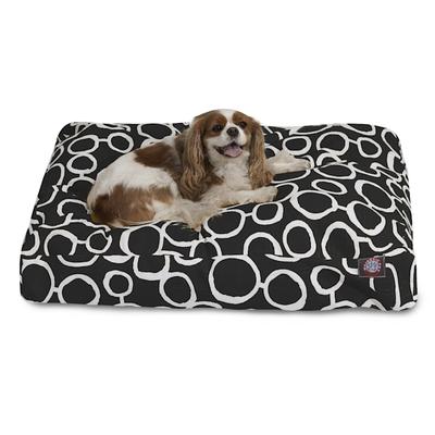 Majestic Pet Black Fusion Shredded Memory Foam Rectangle Dog Bed, 44" L x 36" W