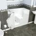 American Standard 52" x 30" Walk-In Soaking Fiberglass Bathtub w/ Faucet Fiberglass in White | 40 H x 52 W in | Wayfair 3052OD.709.SLL-PC