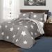 Star Quilt Gray 3Pc Set Full/Queen - Lush Decor 16T003524