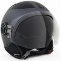 MOMO Avio Pro Anthracite Matt Logo Black Casco jet, argento, dimensione 2XS