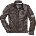 Black-Cafe London Brooklyn Giacca in pelle motociclistica, marrone, dimensione 50