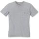 Carhartt Workwear Pocket Maglietta donna, grigio, dimensione M per donne