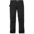 Carhartt Straight Fit Stretch Duck Pantaloni, nero, dimensione 34