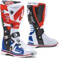 Forma Predator 2.0 Stivali motocross, bianco-rosso-blu, dimensione 47