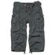 Brandit Industry 3/4 Shorts, black-grey, Size S