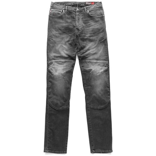 Blauer Kevin Grau Motorradjeans, Größe 44