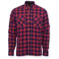 Bores Lumberjack Damenhemd, rot-blau, Größe XL