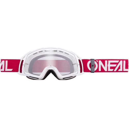 O´Neal B-20 Flat Brille, weiss-rot