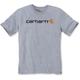 Carhartt EMEA Core Logo Workwear Short Sleeve T-Shirt, grau, Größe S