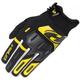 Held Hardtack Gants Motocross, noir-jaune, taille 2XS