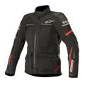 Alpinestars Stella Andes Pro Drystar Tech-Air Veste de dames moto Textile, noir-rouge, taille XL pour Femmes