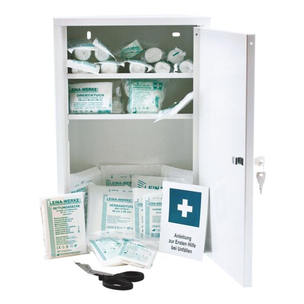 LEINA-WERKE Verbandschrank »Medisan B« mit Füllung weiß, 30x46x14 cm Image