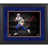 Josh Allen Buffalo Bills Framed 11" x 14" Spotlight Photograph - Facsimile Signature