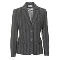 Busy Clothing Women Black and White Wool Blend Jacket 14