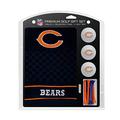 TEAM GOLF NFL Chicago Bears Gift Set: Embroidered Golf Towel, 3 Golf Balls, and 14 Golf Tees 2-3/4" Regulation, Tri-Fold Towel 16" x 22" & 100% Cotton