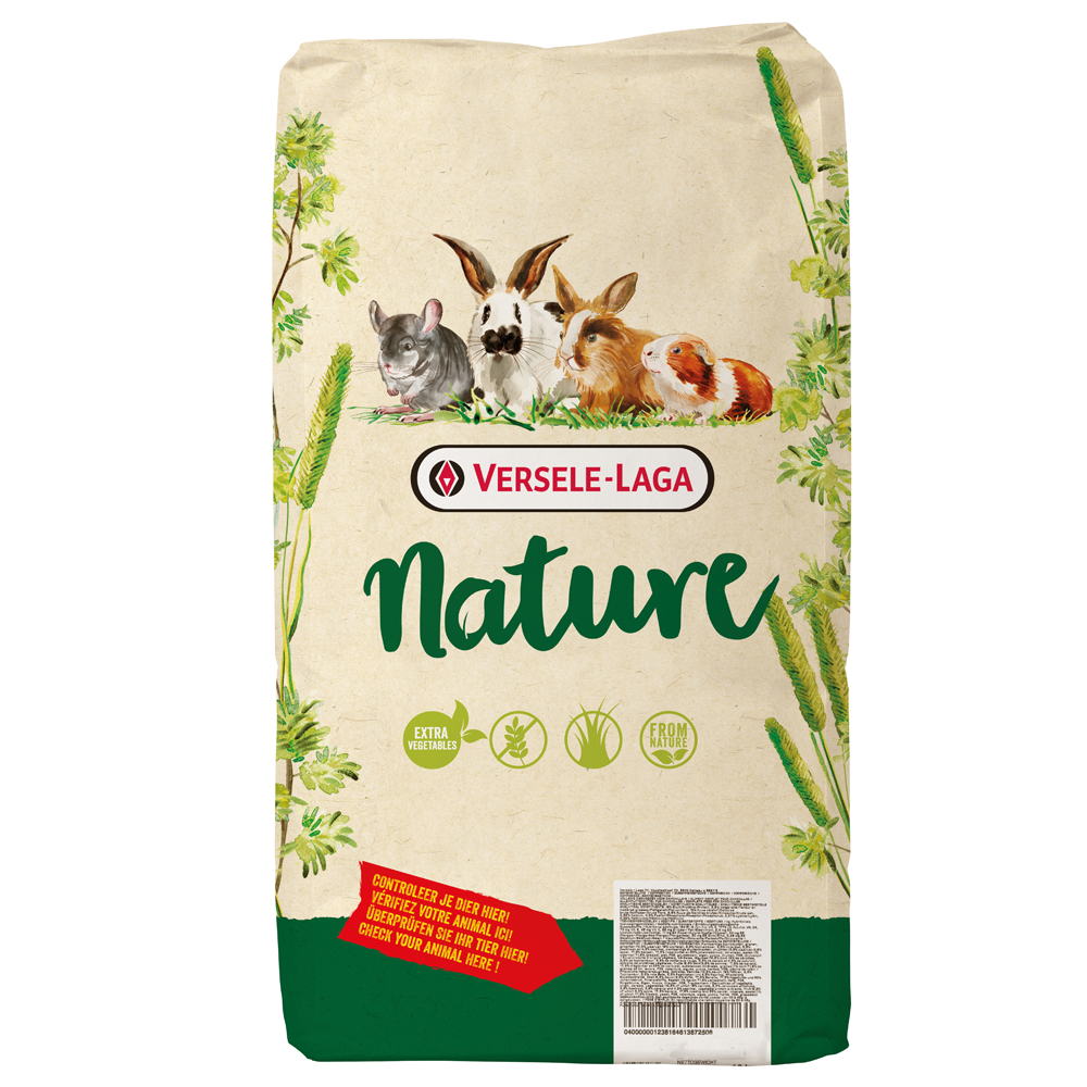 Versele-Laga Nature Cavia Mangime per porcellini d'India - 9 kg