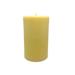 Ebern Designs Handmade Beeswax Unscented Pillar Candle Beeswax in Yellow | 4 H x 2 W x 2 D in | Wayfair 808DBD6CD86C4666AA1C78A392F6399E