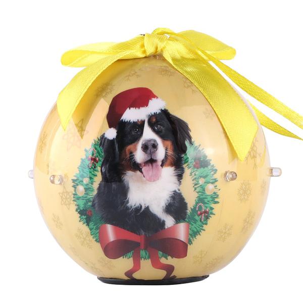 cuecuepet-bernese-dog-collection-twinkling-lights-christmas-ball-ornament,-medium,-gold/