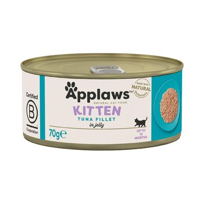 24 x 70g Kitten Thunfisch Applaws Katzenfutter nass