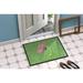 Caroline's Treasures Gerber Daisy Pink Non-Slip Indoor Door Mat Synthetics | Rectangle 1'6" x 2'3" | Wayfair 8853MAT