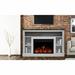 Charlton Home® Seville TV Stand for TVs up to 50" w/ Fireplace Included Wood in White | 30.7 H in | Wayfair 5C5C8F0D433D4BB6BDFEAE84642E2819