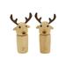 Peterson Housewares Inc. 2-Piece Reindeer Wooden Salt & Pepper Grinder Set Wood in Brown | 7.78 H x 4.53 W x 5.31 D in | Wayfair R0968104SP