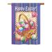 Breeze Decor 2 Piece Easter Basket Spring Impressions Decorative 2-Sided Polyester Flag Set in Indigo | 28 H x 18.5 W in | Wayfair