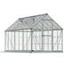 Canopia Hybrid Polycarbonate Hobby Greenhouse Aluminum/Polycarbonate Panels in Gray/White | 6.82 H x 73 W x 169.2 D in | Wayfair 701788