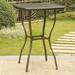 Lark Manor™ Arvi Bistro Table Wicker/Rattan in Brown | 39 H x 30 D in | Outdoor Furniture | Wayfair 4C7AD2266F0E442EA5F728119B95EA16