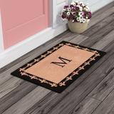 Charlton Home® Stansfield Handmade Monogram Outdoor Door Mat Coir | Rectangle 2'6" x 4' | Wayfair 0E7167510FA74BFFA0267BFE51EC4675