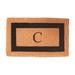 Charlton Home® Stansfield Monogram Fiber Outdoor Door Mat Coir | Rectangle 1'6" x 2'6" | Wayfair 6329C9998730445EA36334BEEF6363FF