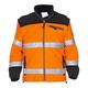 Hydrowear 04026009F Freiburg EN 471 Fleece-Jacke aus Toptex Orange/Schwarz Größe XXL