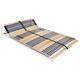 vidaXL Slatted Bed Base with 42 Slats 7 Zones 140x200 cm