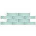 Vicci Design 3" x 12" Glass Subway Tile Glass in Blue | 12 H x 3 W x 0.3 D in | Wayfair VDL27HP-3x12