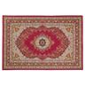Teppich Rot 140 x 200 cm mit orientalischem Muster Bedruckt Rechteckig Orientalisches Design