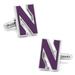 Men's Purple Northwestern Wildcats Cufflinks