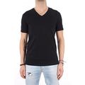 Armani Exchange Herren Pima Cotton V-neck T-Shirt, Schwarz, L