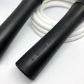 RUSH ATHLETICS LEGACY WEIGHTED JUMP ROPE BLACK/WHITE - Best Boxing MMA Cardio Fitness Training - Strength Speed Agility Condition - Adjustable 10ft HEAVY JUMP ROPE Sold by RUSH ATHLETICS