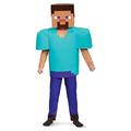 DISGUISE DISK65651K Deluxe Steve Kids Minecraft Costume, Medium